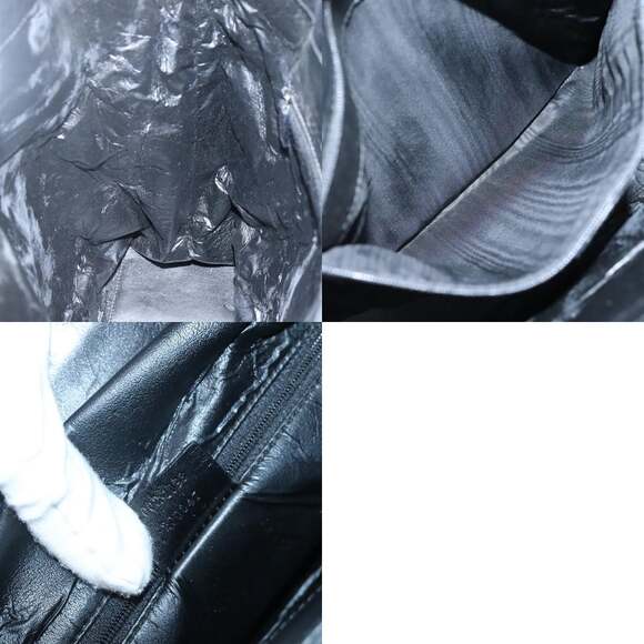 GUCCI GG Canvas Sherry Line Hand Bag Black Silver 002 002 - Picture 12 of 12